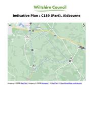 Temporary Closure of: C189 (Part), Aldbourne (08.12.2026)
