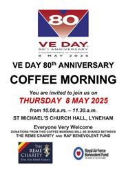Join The Coffee Morning 3 May 2025, Lyneham Methadist Church from 10am